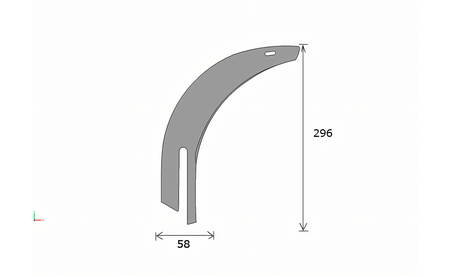 Spaltkeil GRIGGIO 296 x 58 mm - sautershop