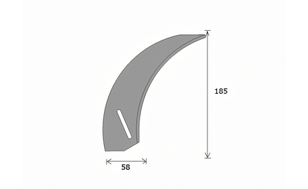 Spaltkeil HOLZ-HER 185 x 58 mm - sautershop