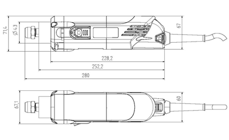 Fräsmotor AMB 1400 FME-P ER20 - sautershop