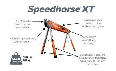 Speedhorse Arbeitsbock XT, 2er Set - sautershop