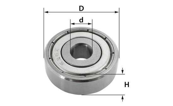 Kugellager ohne Ring Ø 22 mm | d: 6 mm - sautershop