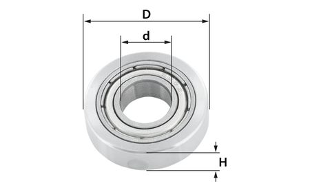 Kugellager für Oberfräser Ø 20 mm - sautershop