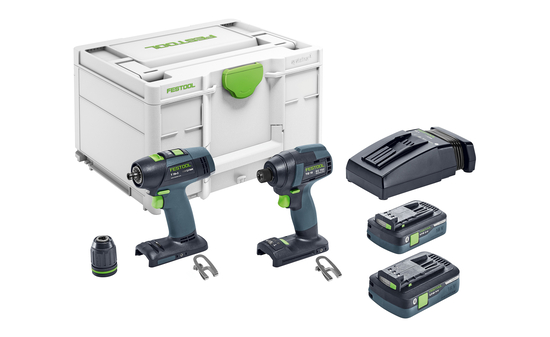 Festool Schrauber- und Bohrer-Set TID 18 HPC 4,0 I-Set T18 - sautershop