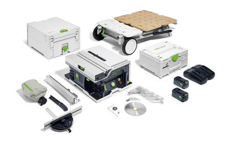 Festool Akku-Tischkreissäge CSC SYS 50 EBI-Set - sautershop