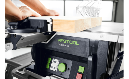 Festool Akku-Tischkreissäge CSC SYS 50 EBI-Set - sautershop