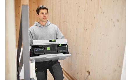 Festool Akku-Tischkreissäge CSC SYS 50 EBI-Basic - sautershop