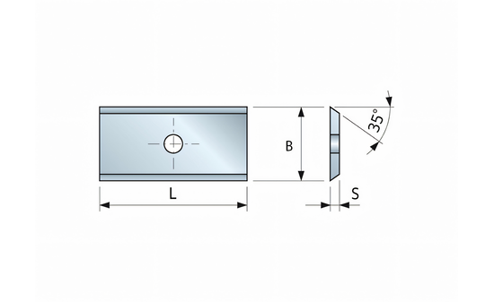 Wendemesser HM für Oberfräser 30 x 12 x 1,5 universal - sautershop