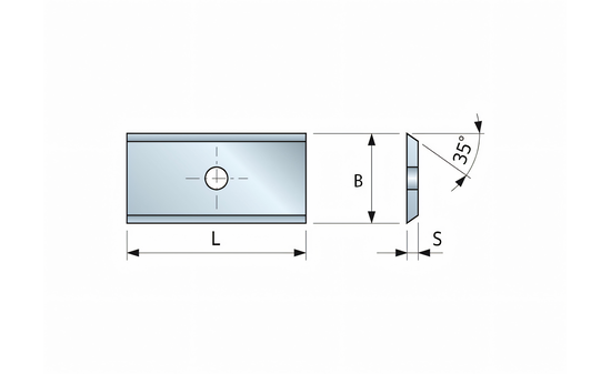 Wendemesser HM für Oberfräser 20 x 12 x 1,5 beschichtete Platten - sautershop