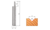 freud V-Nutfräser VHM D6 S8 90° - sautershop