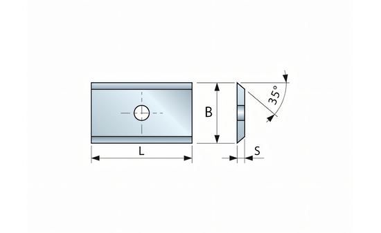 Wendemesser HM für Oberfräser 30 x 12 x 1,5 - sautershop