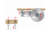 Ritzsägeblatt HM 100 x 3,1-4,2/2,2 x 20 mm, Z=24 - sautershop