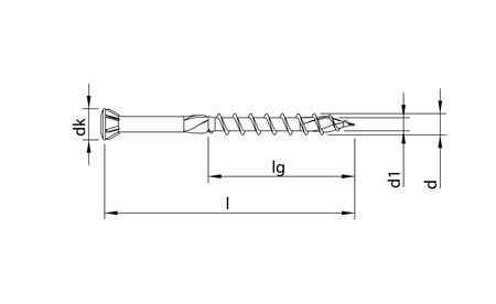 HECO-TOPIX-plus 3,5 x 40, Glasleistenschraube, T-Drive, TG, A3K, 500 Stück HC-60296 1