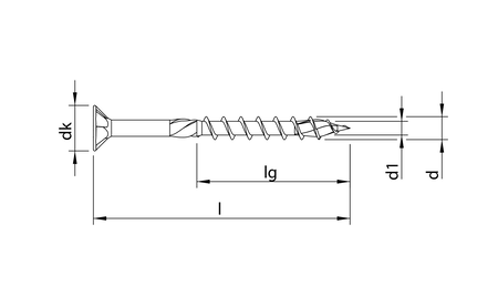 HECO-TOPIX-plus 3,0 x 35, Senkkopfschraube, T-Drive, TG, A3K, 1000 Stück HC-60144 1