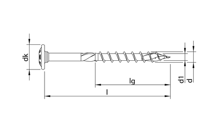 HECO-TOPIX-plus 6,0 x 100, Tellerkopfschraube, T-Drive, TG, A3K, 100 Stück HC-61117 1