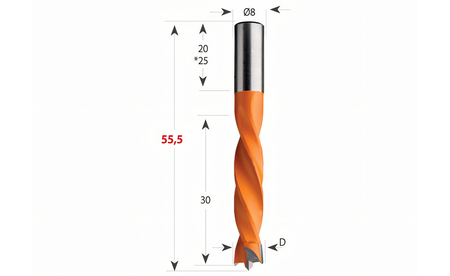 Dübelbohrer D 5 mm - sautershop