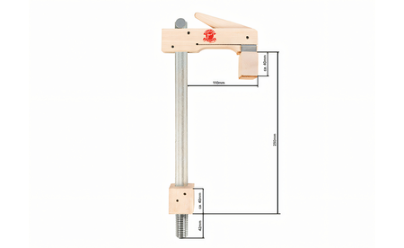 Werkbankzwinge Adapter Basic Mini 250/19 - sautershop