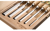 Two Cherries chisel set in wooden box, 6 pieces KI-1101000 1