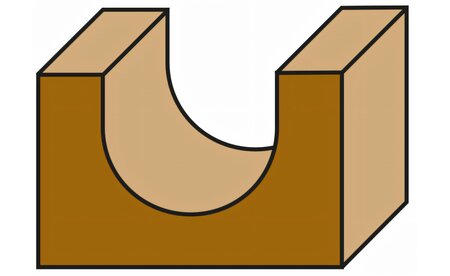 Hohlkehlfräser R 16 mm, D 32 mm - sautershop