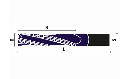 DIA® PERFORMANCE Schruppfräser D 10 mm, B 35 mm - sautershop