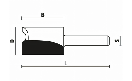 Planfräser  D 19 mm - sautershop