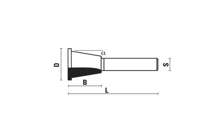 Zinkenfräser D 14,3 mm KLE-C108-143-R 1