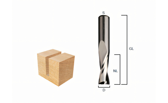 Spiralnutfräser VHM 10mm - sautershop