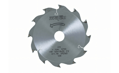 MAFELL Kreissägeblatt, 120x1,8/1,2x20, Z=12 - sautershop