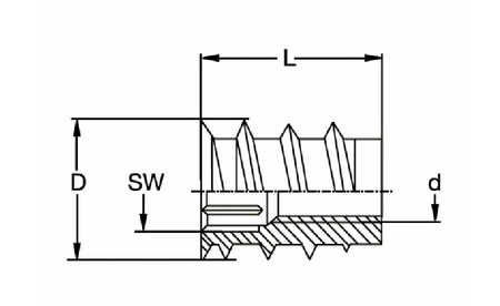 Rampa Muffe Typ SKD30 M4 10mm 10St. - sautershop