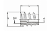 Rampa Muffe Typ SKD30 M4 10mm 10St. - sautershop