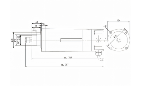 Fräsmotor Suhner UAL 23 RF - sautershop