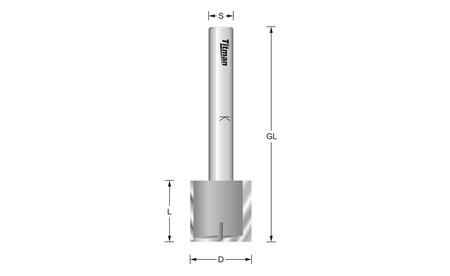 Nutfräser Z2 M2020-70-8 - sautershop