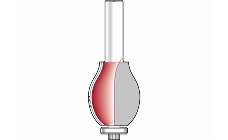 Handlauf-Fräser mit Radius 28mm S12 - sautershop
