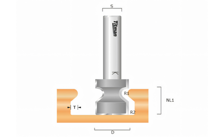 Griffmuldenfräser R 1 mm - sautershop