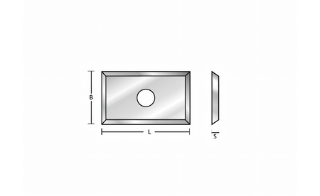 Wendeplatte 19.5 x 12 x 1.5 mm - 4 -schneidig - sautershop