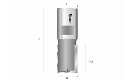 Nutfräser HW 14x25mm Innengewinde M12x1 - sautershop