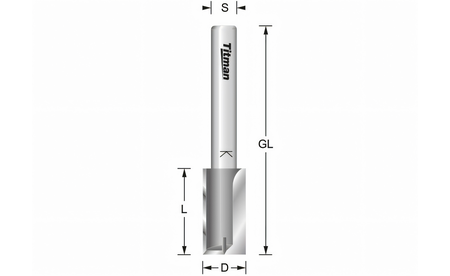 Nutfräser HW Z2 D: 13mm NL: 20mm - sautershop