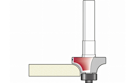 Abrundfräser Corian Ø 22 mm R: 3 mm - sautershop