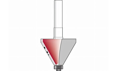 Fasefräser Corian Z2 A: 30° - sautershop