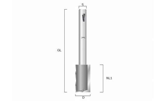 Nutfräser Z2 M2030-100-8 - sautershop