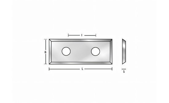 Wendeplatte 29.5 x 10 x 1.5 mm - sautershop