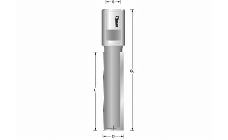 Nutfräser HW 12x45mm Innengewinde M12x1 - sautershop