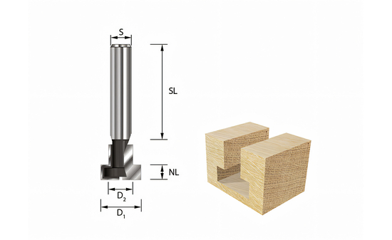 T-Nutfräser Ø 28mm - sautershop