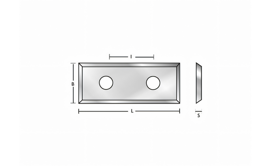 Wendeplatte 29.5 x 8 x 1.5 mm - sautershop