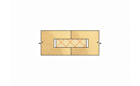 Flachdübelfräser HW (HM) mit 3 Kugellager - sautershop