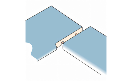 Frässchablone für Arbeitsplatten-Verbindungen - sautershop