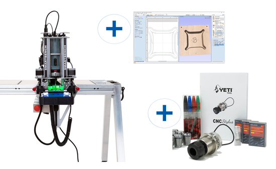 CNC Fräse Set SmartBench mit Software + Multitool - sautershop