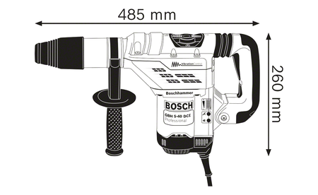 BOSCH GBH 5-40 DCE Professional Bohrhammer mit SDS max B-0-611-264-000 2