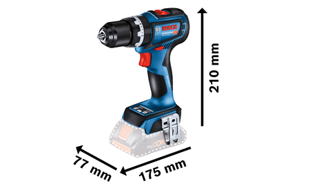 BOSCH GSB 18V-90 C Professional Akku-Schlagbohrschrauber B-0-601-9K6-105 1