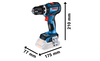 BOSCH GSB 18V-90 C Professional Akku-Schlagbohrschrauber B-0-601-9K6-105 1