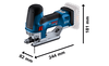 BOSCH GST 18V-155 SC Professional Akku-Stichsäge B-0-601-5B0-002 2